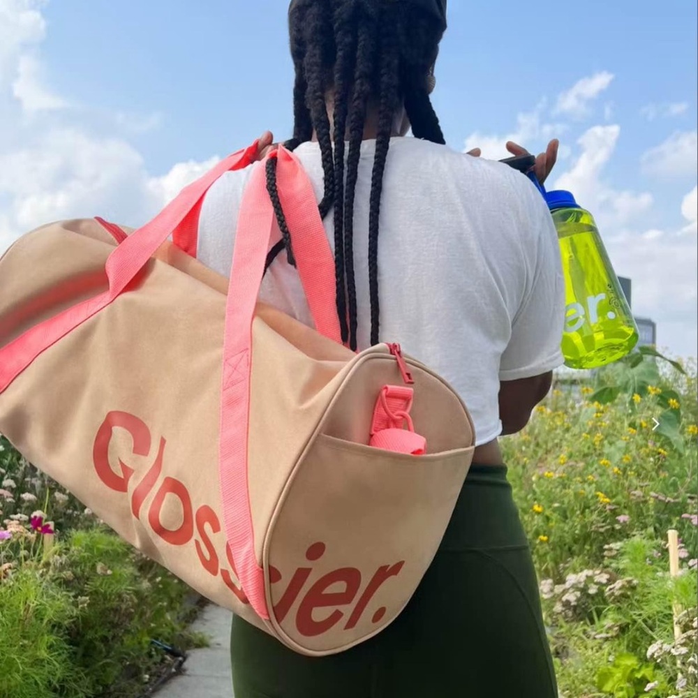 NEW WITH BOX - Glossier Duffle Gym Bag Workout